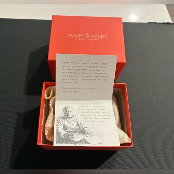 Rare Retired James Avery Sterling Cuff - Picture 5 of 7